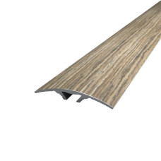 Поріг алюмінієвий напівкруглий 5,4Х39Х1,8 М сублімація Дуб гризлі