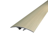 Порог алюминиевый полукруглый 5,4Х39Х0,9 М сублимация Акация