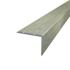 Порог алюминиевый 19Х23,5Х1,8 М сублимация Дуб снежный