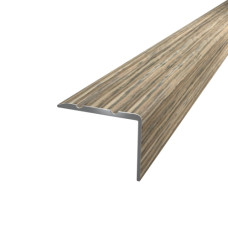 Порог алюминиевый 19Х23,5Х2,7 М сублимация Дуб гризли