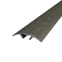 Anodized aluminum semicircular 5.4X28.2X1.8 M sublimation Oak cappuccino