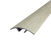 Anodized aluminum semicircular 5.4X28.2X2.7 M sublimation Snowy oak