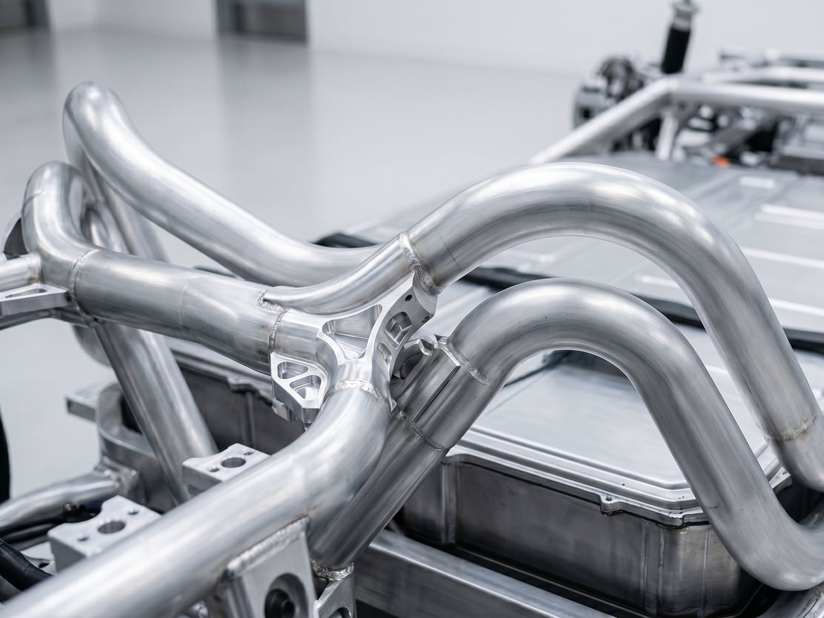Aluminum tube as part of lightweight vehicles