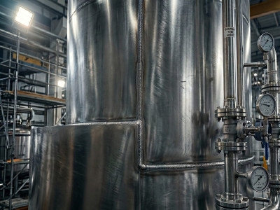 Stainless steel sheet in the production of tanks for storing aggressive liquids