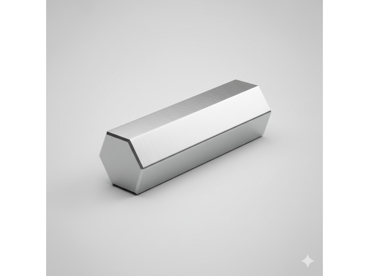 Калібрований сталевий шестигранник для виготовлення деталей з різьбленням