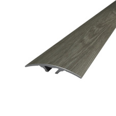 Порог алюминиевый полукруглый 5,4Х39Х1,8 М сублимация Дуб капучино