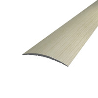 Anodized aluminum semicircular 5.0Х40Х1.8 M sublimation Bleached oak