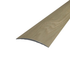 Порог алюминиевый полукруглый 5,0Х40Х1,8 М сублимация Фиам светлый