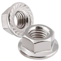 Гайка М6 высокая с буртиком ГОСТ 8918-69, DIN 6331 