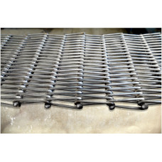 Stainless steel conveyor mesh for baking bakery products