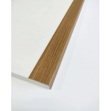 Laminated decorative corner for steps 25mm*10mm LP 25*10 0.9m, Light Oak