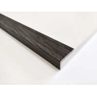 Ламінований декоративний Кутник для сходів 25 мм*10 мм ЛП 25*10 0,9м, Дуб Шато
