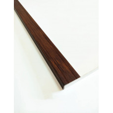 Laminated decorative corner for steps 25mm*10mm LP 25*10 0.9m, Walnut