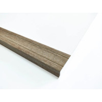 Ламінований декоративний Кутник для сходів 25 мм*10 мм ЛП 25*10 0,9м, Секвойя