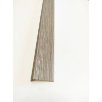 Ламінований декоративний Кутник для сходів 25 мм*10 мм ЛП 25*10 1,8м, Аляска