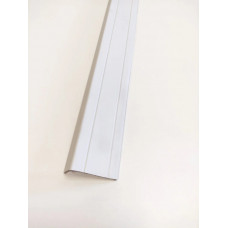 Laminated decorative corner for steps 25mm*10mm LP 25*10 1.8m, White