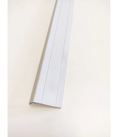 Ламінований декоративний куточок для сходів 25мм*10мм ЛП 25*10 1,8м, Білий
