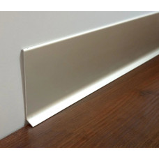 Floor aluminum plinth BEST DEAL 3/80 matt silver (anode) height 80 mm, length 2.5 m