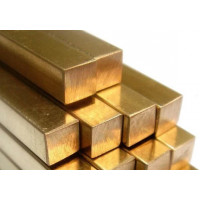 Brass square LS59-1 10x10mm L=3000mm