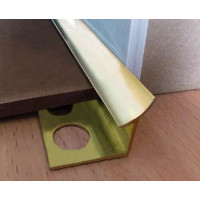 Внутренний латунный уголок (профиль) для плитки ВЛП. Длина 2,5 м 