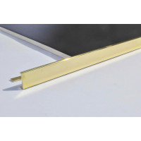 Кутник Г-подібний латунний для плитки до 11 мм. ЛП 12 довжина 2,5 м