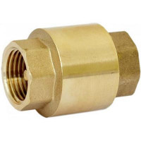 Пружинный обратный клапан латунный