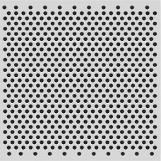 Perforated steel sheet PC Rv8-12 / 1,5 / 1500x3000