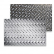 Corrugated stainless steel sheet 304 1.0 (1.0x2.0) BA + PVC