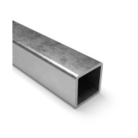 Profile polished stainless steel pipe 25x25x1.0-2.0mm AISI 201