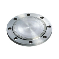 Blind stainless flange (flange plug) DN 125 PN 10 Steel 06Х28МДТ (AISI 904L) GOST 12836-67