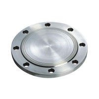 Blind stainless flange (flange plug) DN 15 PN 6 Steel 10X23H18 (AISI 310S) GOST 12836-67