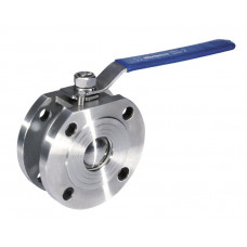 Stainless steel ball valve DN 100/100 (AISI 304, PN 1.6 MPa), (AISI 316, PN 1.6 MPa)