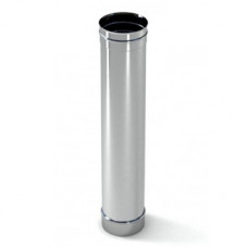 Galvanized single-wall chimney pipe diameter 100, thickness 0.4mm