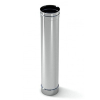 Galvanized single-wall chimney pipe diameter 120, thickness 0.4mm