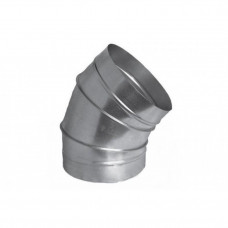 Bend 45 ° single-wall galvanized diameter 80, thickness 0.4mm