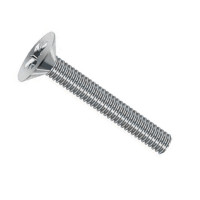 Гвинт оцинкований М2,5х10 DIN965 з потайною головкою з хрестоподібним шліцем