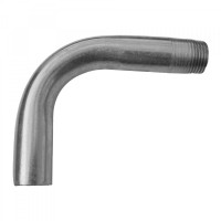 Відвід гнутий оцинкований Ду 15 з короткою Різьбою