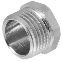 Galvanized steel plug with external thread DN 20