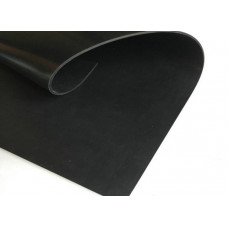 Rubber food sheet black 10 mm 1x1m