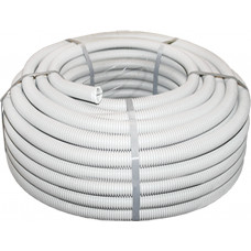 The pipe for wiring is flexible corrugated without broach diameter is 32 mm