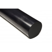 Polyethylene PE-500, graphite-filled rod, diameter 110 mm, length 1000 mm