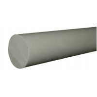 Polypropylene, rod, gray, diameter 160.0 mm, length 1000 mm