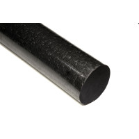 Caprolon (polyamide), graphite-filled rod, diameter 75.0 mm, length 1000 mm