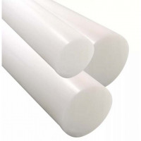 Polyacetal (POM-S), white rod, diameter 120.0 mm, length 1000 mm