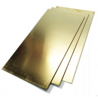 Brass sheet LS-59, L-63, L90 0.6 mm