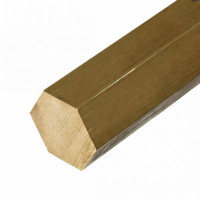 Brass hexagon LS-59, L-63 19 mm