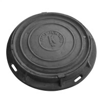 Pig-iron sewer hatch middle type "C" with lock B125