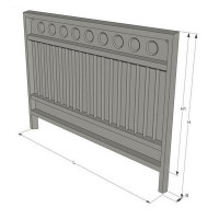 Плита заборная ЗП 250