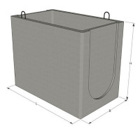 Железобетонный кабельный блок КБ-1