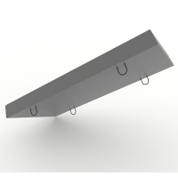 Залізобетонна плита залізничного переїзду ПЖУ 16.12.3.1.4